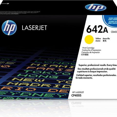 HP LaserJet CB402A CP4005N Yellow OEM Toner Cartridge