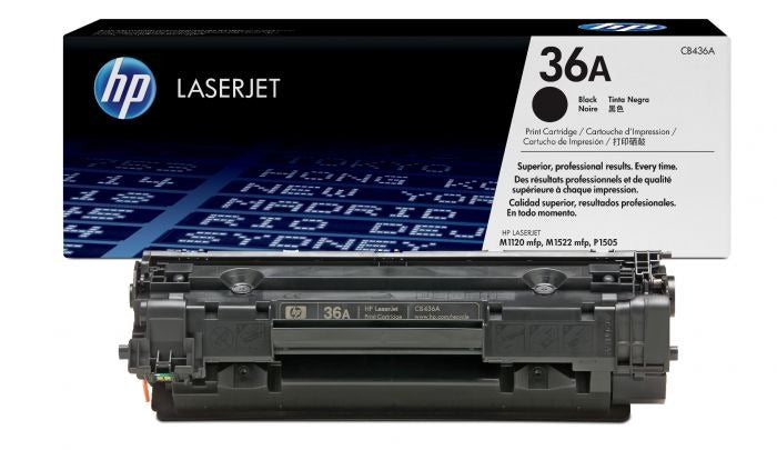 HP LaserJet CB436A 36A P1505 Black OEM Toner Cartridge