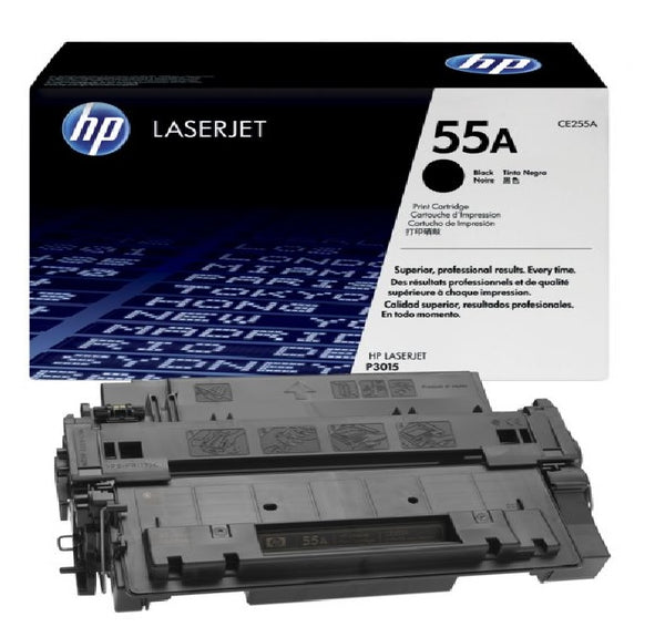HP LaserJet CE255A P3015 Black OEM Toner Cartridge