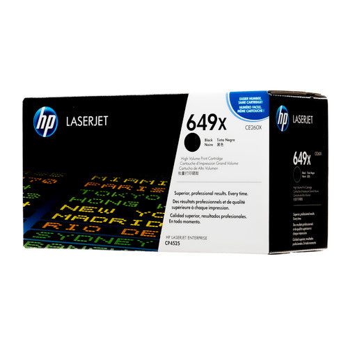 HP LaserJet CE260X CP4025 4525 Black OEM Toner Cartridge
