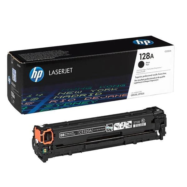 HP LaserJet CE320A CP1525 No 128A Black OEM Toner Cartridge