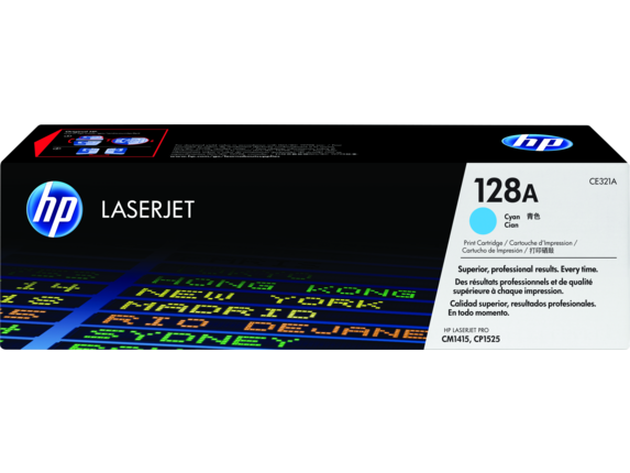 HP LaserJet CE321A CP1525 No 128A Cyan OEM Toner Cartridge