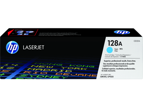 HP LaserJet CE321A CP1525 No 128A Cyan OEM Toner Cartridge