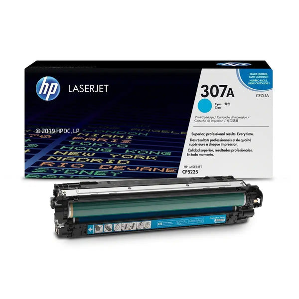 HP LaserJet CE741A CP5225 Cyan OEM Toner Cartridge