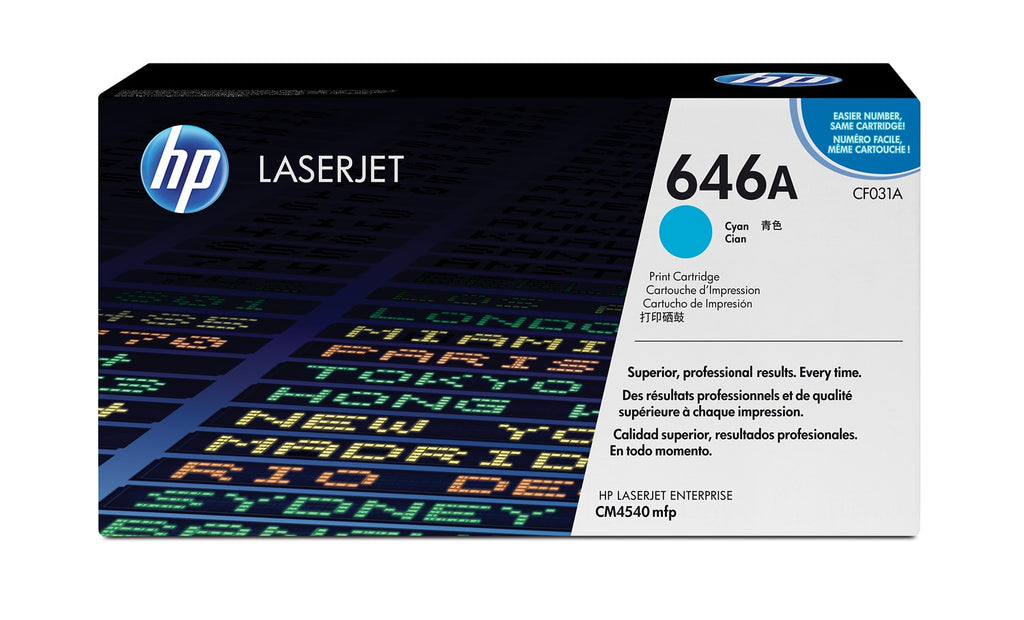 HP LaserJet CF031A CM4540 Cyan OEM Toner Cartridge