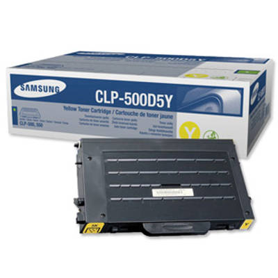 Samsung CLP500 550 Yellow Toner OEM