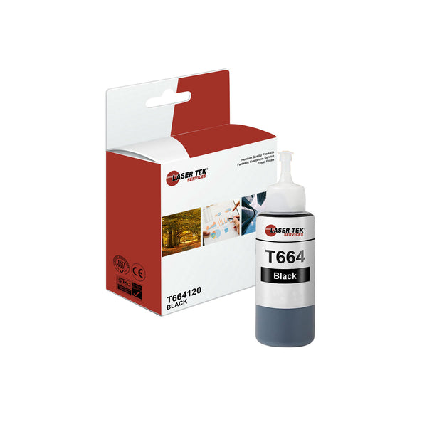 Epson 664 T664120 Black Remanufactured Ink Cartridge