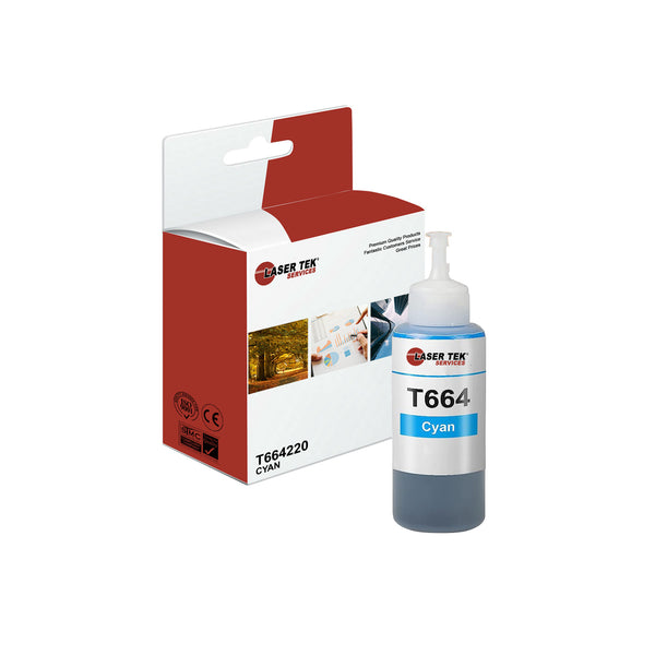 Epson 664 T664220 Cyan Remanufactured Ink Cartridge