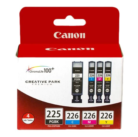 4 Pack Canon PGI225 CLI226 OEM Ink Cartridge | Laser Tek Services