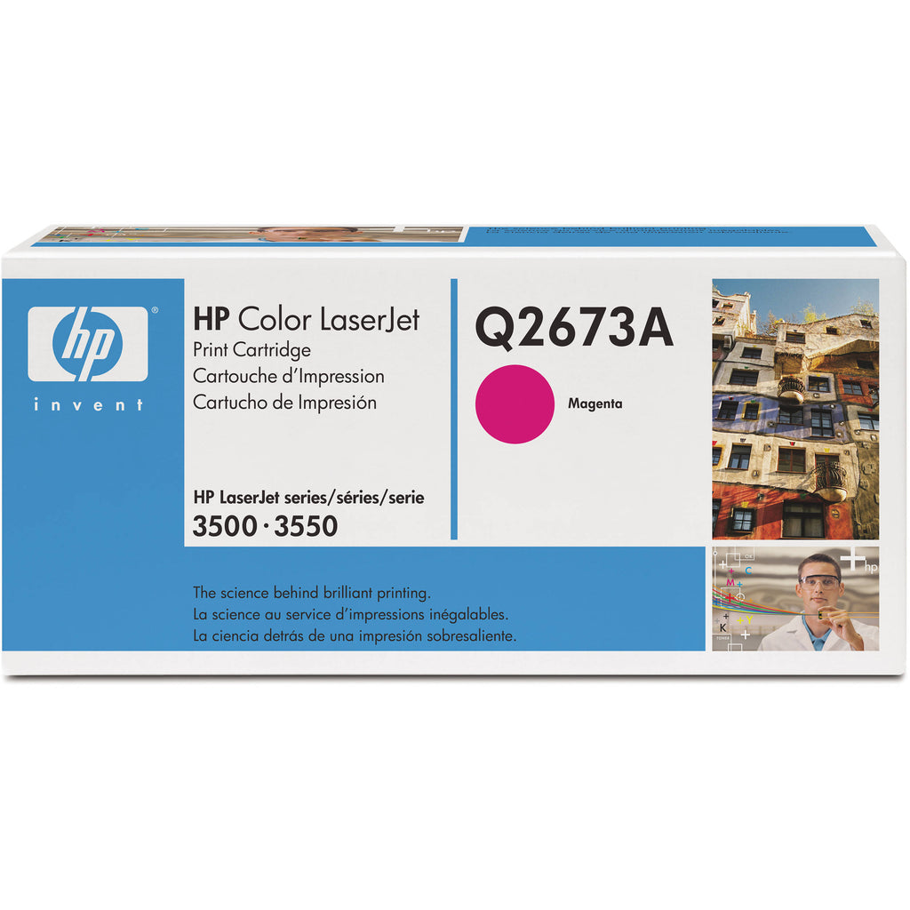 HP Color LaserJet Q2673A 3500 Magenta OEM Toner Cartridge