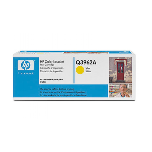 HP Color LaserJet Q3962A 2550 Series Yellow OEM Toner Cartridge