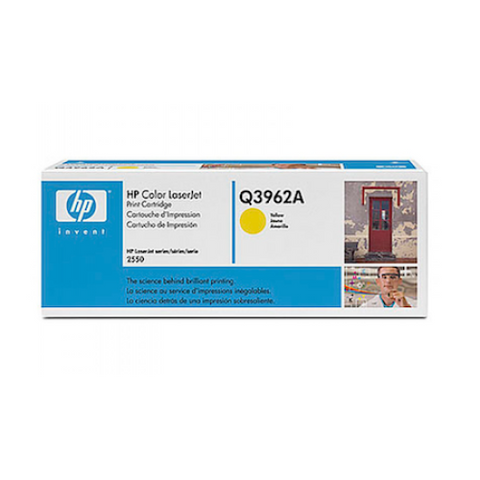 HP Color LaserJet Q3962A 2550 Series Yellow OEM Toner Cartridge