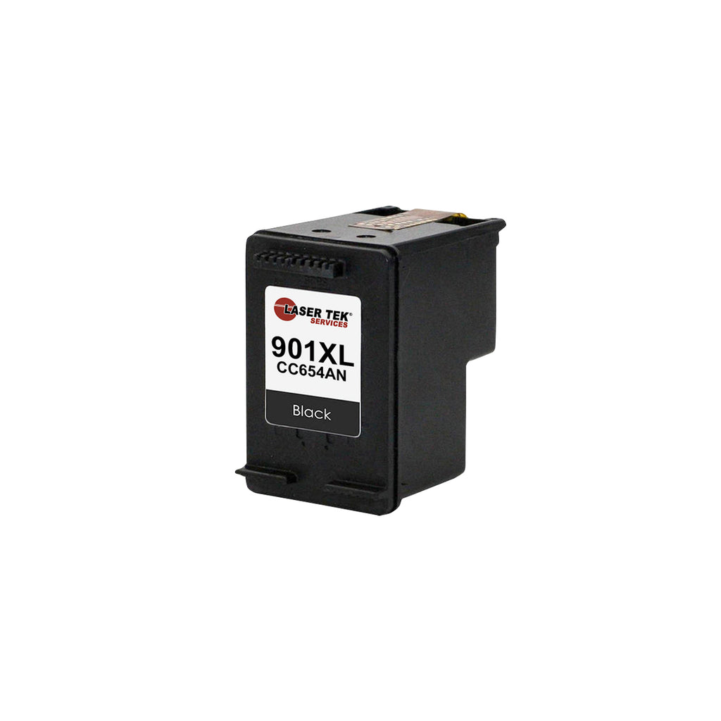 2 Pack HP 901XL CC654AN CC656AN Black, Color Compatible Ink Cartridge | Laser Tek Services