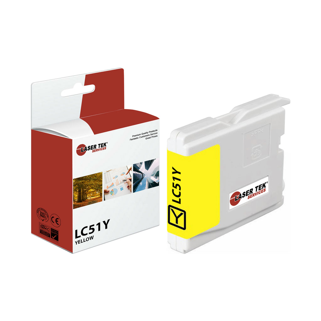 Brother LC51 LC51Y DCP130FX 1360 Yellow OEM Ink Cartridge