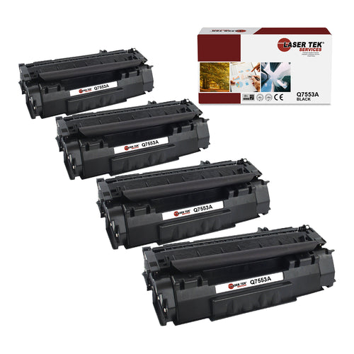 HP LASERJET Q7553A 4 PACK P2015 P2015D P2015DN TONER CARTRIDGES