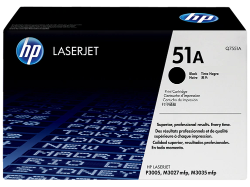 HP LaserJet Q7551A 51A P3005 3005 Black OEM Toner Cartridge
