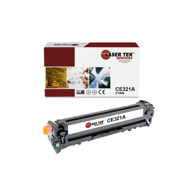 HP CE321A CYAN TONER CARTRIDGE - Laser Tek Services