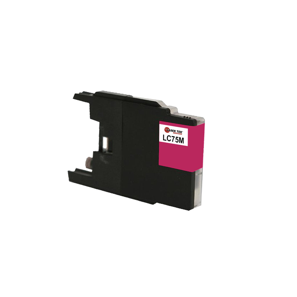 Brother LC75M Magenta Ink Cartridge Side 1
