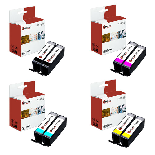HP CZ117AL CZ118AL CZ119AL CZ120AL (HP 670XL) 8 PACK COMPATIBLE INK CARTRIDGES