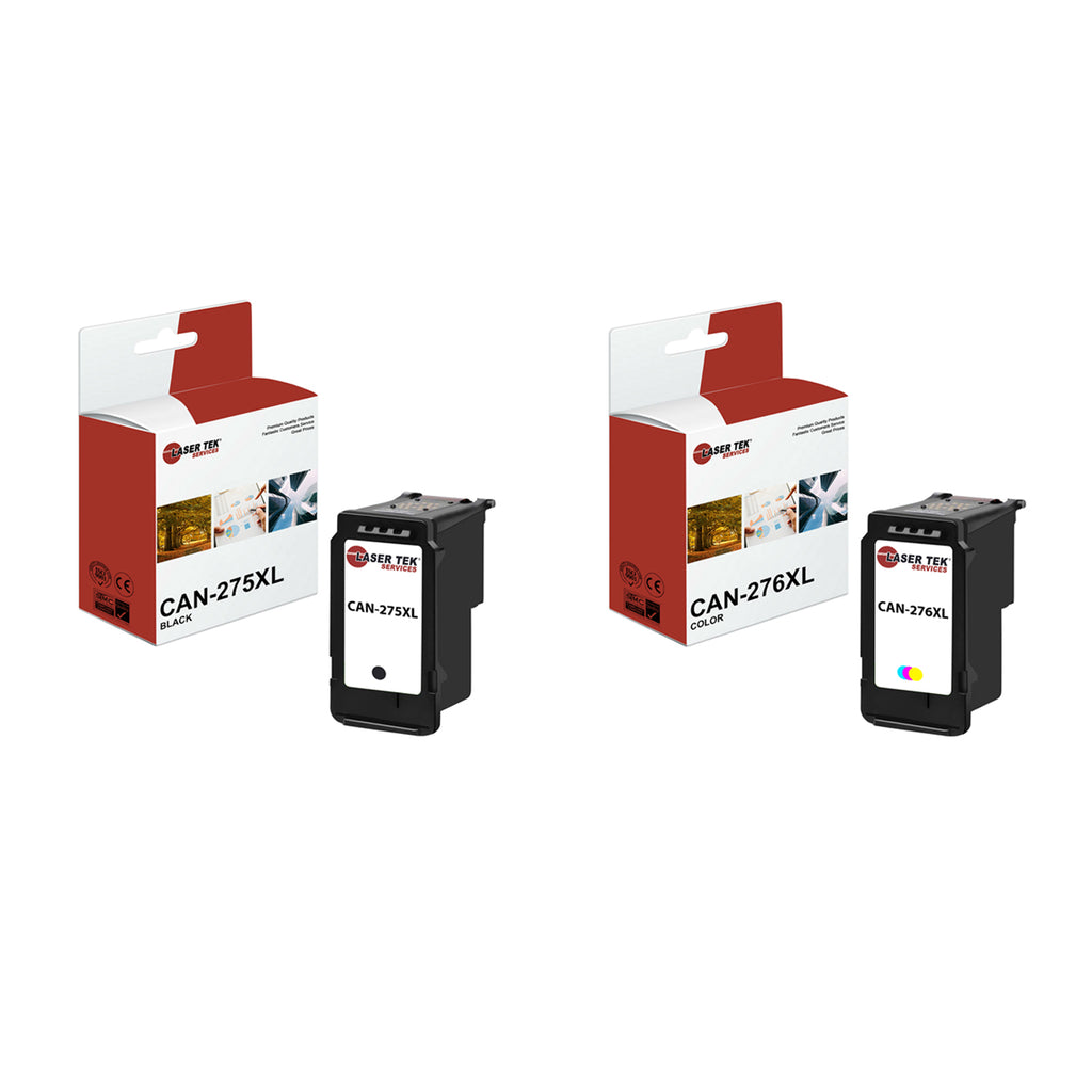 2 Pack Canon 275XL 276XL BK CL HY Compatible Ink Cartridge