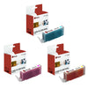 3 Pack Canon CLI281XXL CYM Extra Super HY Compatible Ink