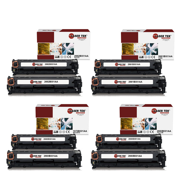 CANON 118 8 PACK PREMIUM REMANUFACTURED TONER CARTRIDGES FOR THE MF8350CDN