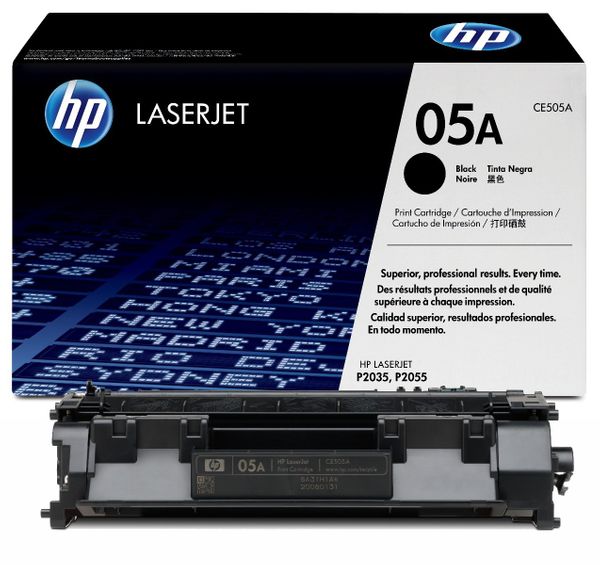 HP LaserJet CE505A 05A P2055 2035 Black OEM Toner Cartridge