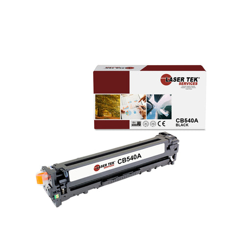 HP CB540A Black Toner Cartridge 1 Pack - Laser Tek Services