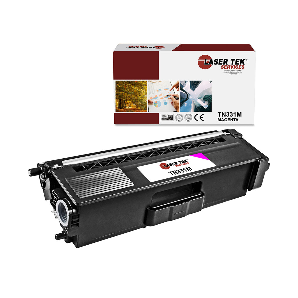 1 Pack Magenta Compatible Brother TN331M Replacement Toner Cartridge for the Brother HL-L8250CDN, HL-L8350CDW, HL-L8350CDWT, MFC-L8600CDW, MFC-L8850CDW
