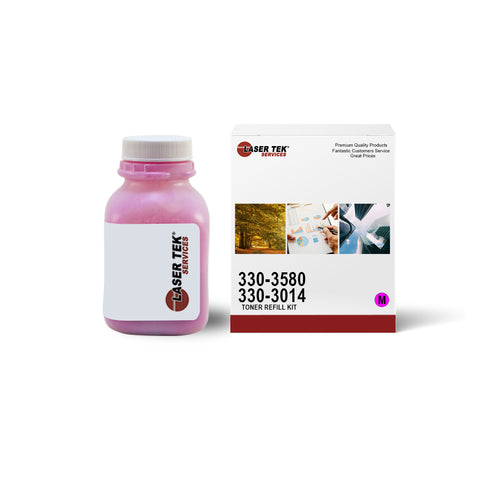 DELL 1230 1230C 1235 HIGH YIELD MAGENTA TONER REFILL WITH CHIPS