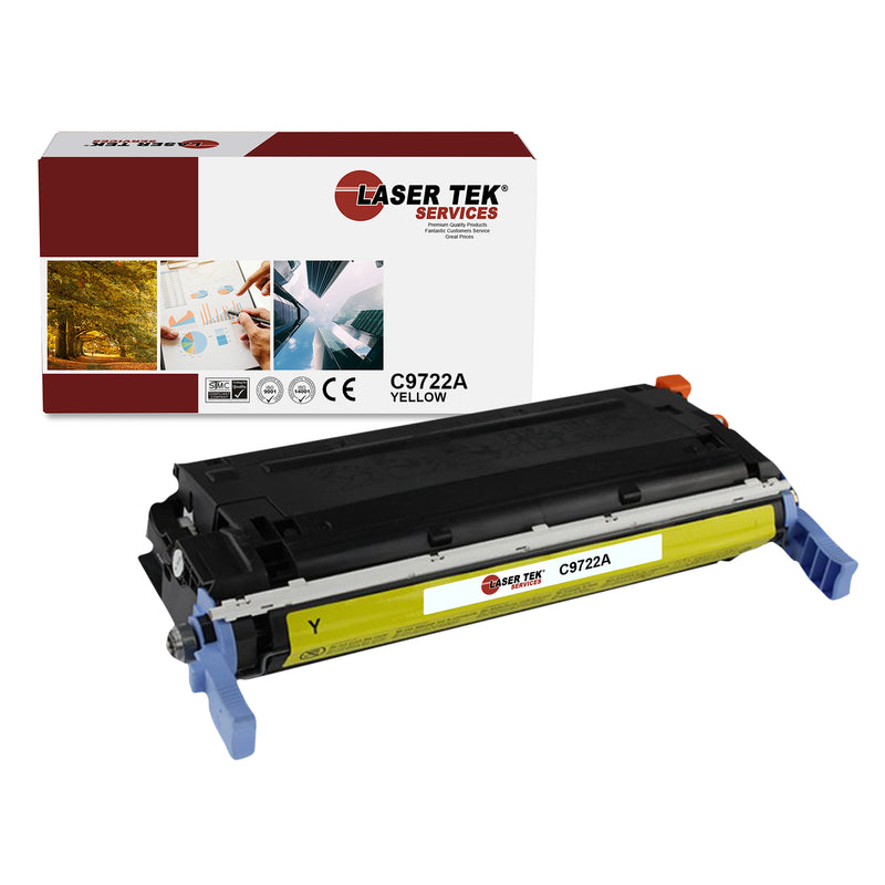 HP C9722A Yellow Remanufactured Toner Cartridge - Laser Tek Services