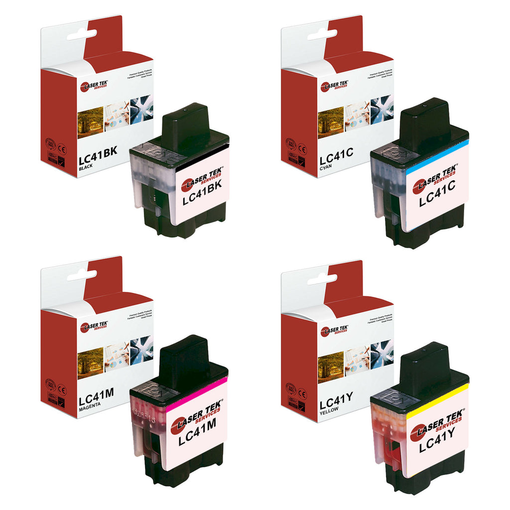 Brother LC41 Ink Cartridge 4 Pack - Laser Tek Services