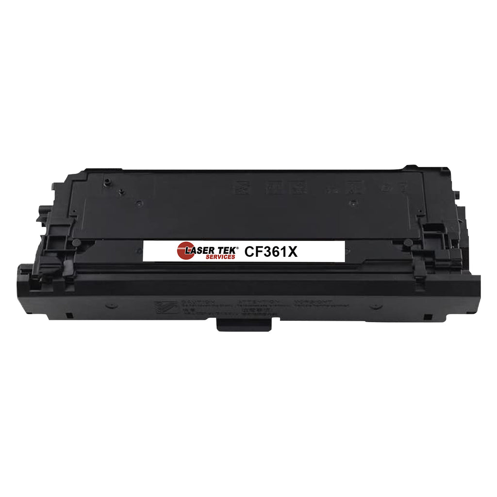 1 Pack Cyan Compatible 508X High Yield Toner Cartridge Replacement for the HP CF361X