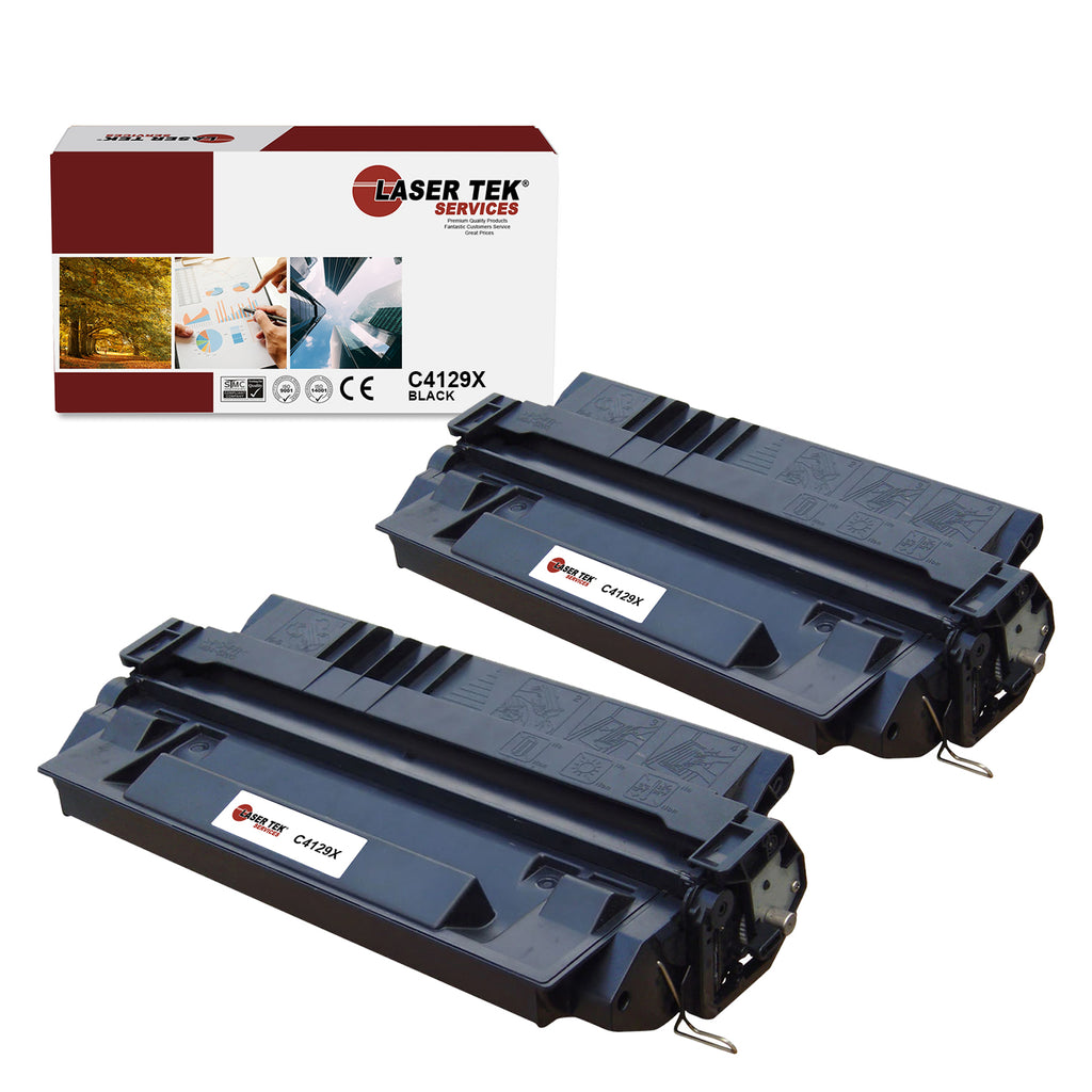2 Pack HP 29X C4129X Black Compatible High Yield Toner Cartridge | Laser Tek Services