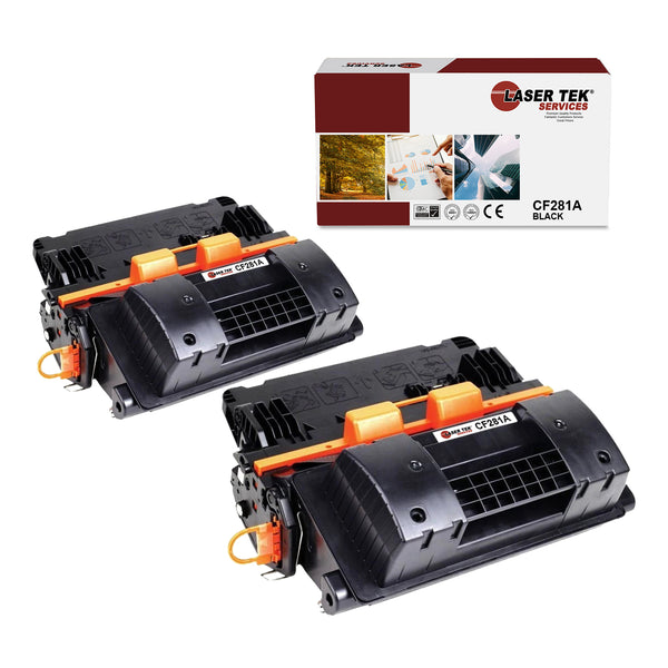 HP CF281A Black Toner Cartridge 2 Pack - Laser Tek Services