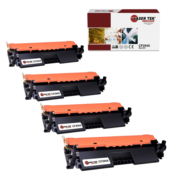 4 Pack HP 94X CF294X Black Compatible High Yield Toner Cartridge | Laser Tek Services