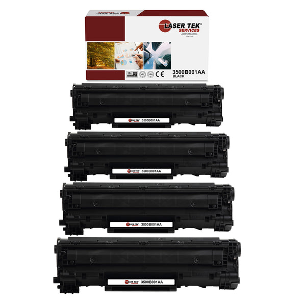 4 PACK CANON 128 BLACK TONER CARTRIDGES - Laser Tek Services