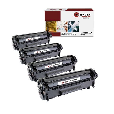 4 REMANUFACTURED CANON 104 TONER CARTRIDGES