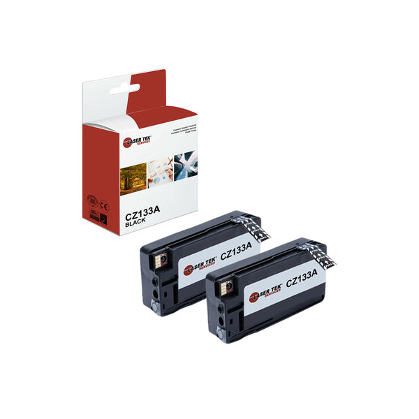 2 Pack Black Compatible HP 711 (CZ133A) Replacement Ink Cartridges for use in the HP DesignJet T120