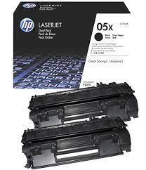 HP LaserJet CE505XD 05X Dual Pack Black OEM Toner Cartridge