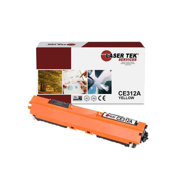 HP CE312A YELLOW TONER CARTRIDGE  - Laser Tek Services