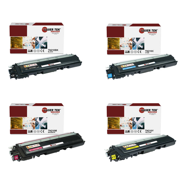 BROTHER TN-210 4 TONER CARTRIDGES - Laser Tek Services