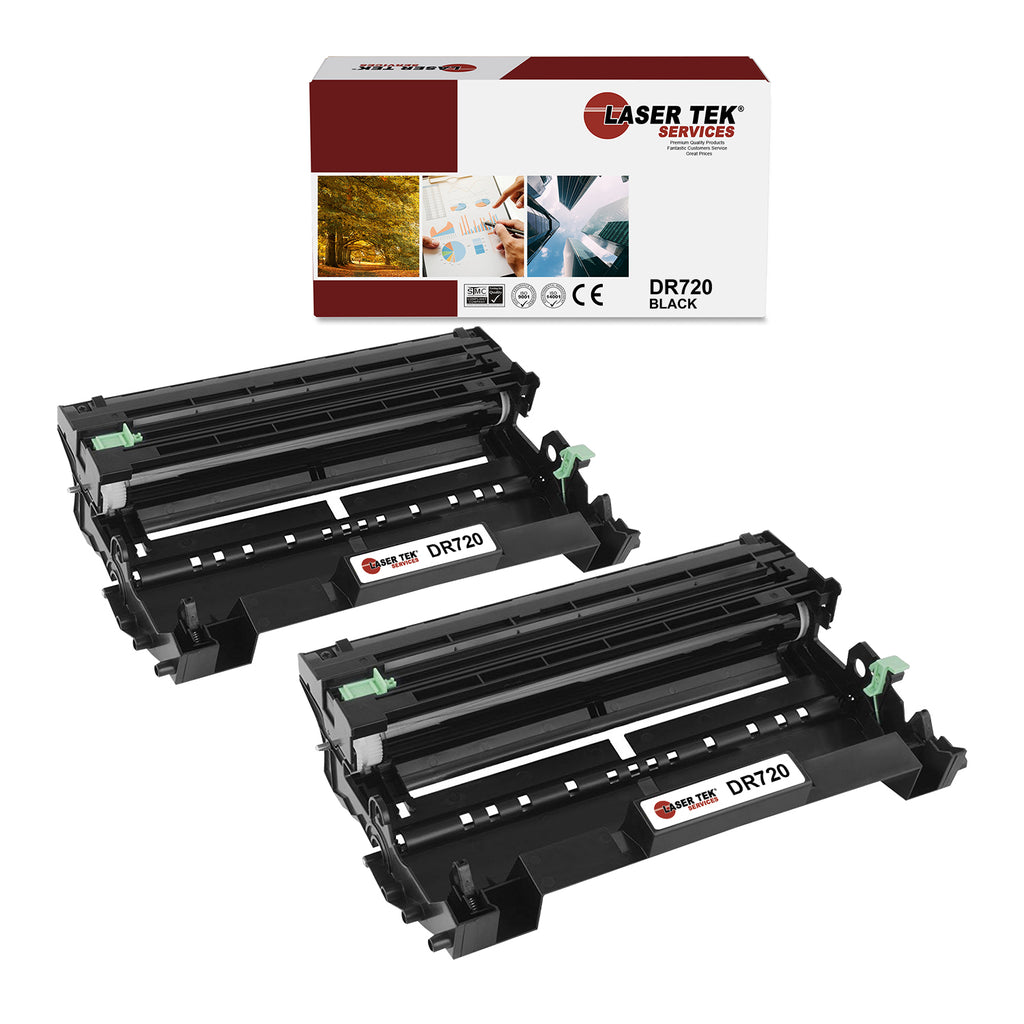 BROTHER DR-720 DR720 2 PACK REMANUFACTURED DRUM UNIT FOR THE DCP-8110DN HL-6180