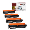 4 Pack Canon CRG-051H Black High Yield Compatible Toner Cartridge 