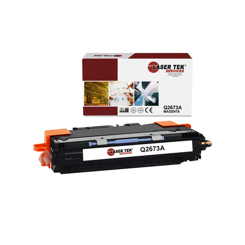 HP COLOR LASERJET Q2673A 3500 3550 MAGENTA REMANUFACTURED TONER CARTRIDGE - Laser Tek Services