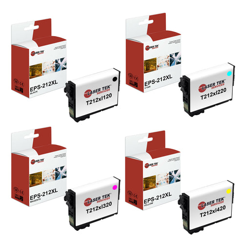 4 Pack Epson 212XL BCYM HY Compatible Ink Cartridge