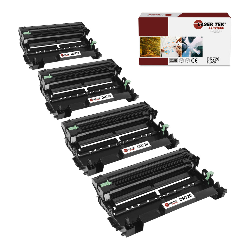 BROTHER DR-720 DR720 4 PACK REMANUFACTURED DRUM UNIT FOR THE DCP-8110DN HL-6180
