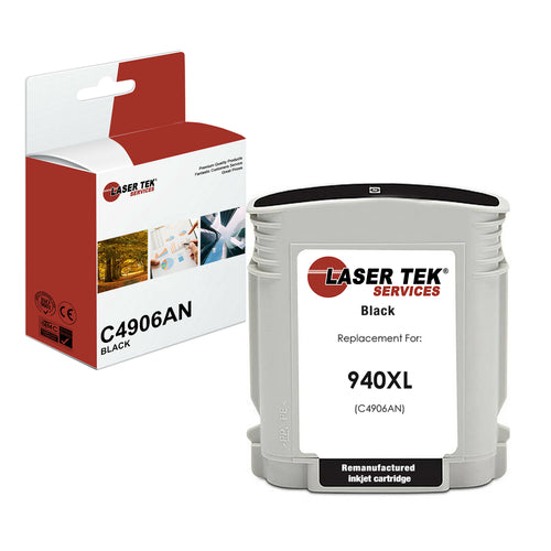 HP C4906AN (HP 940XL) REMANUFACTURED HIGH YIELD BLACK INK CARTRIDGE