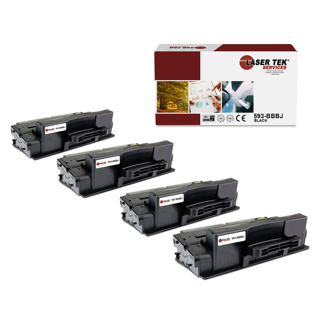 4 Pack Dell B2375 Black Compatible Toner Cartridge | Laser Tek Services