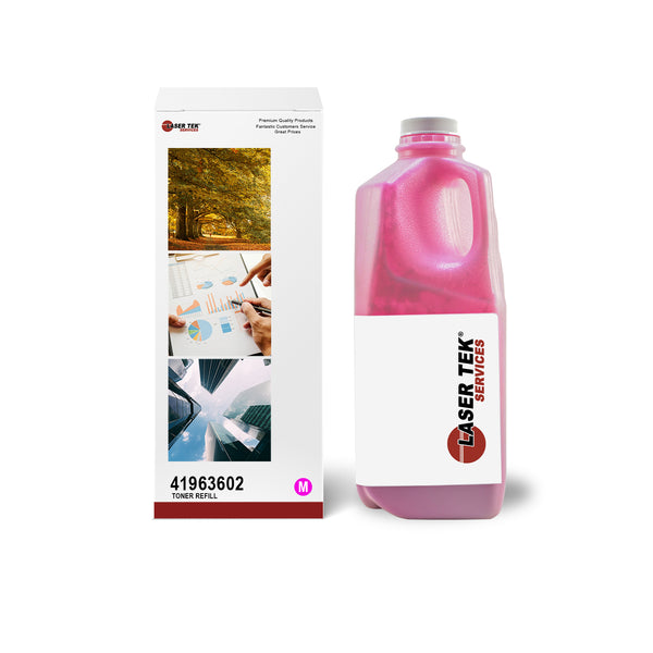 OKIDATA C9000 C9200 C9300 C9400 C9500 MAGENTA TONER REFILL KIT